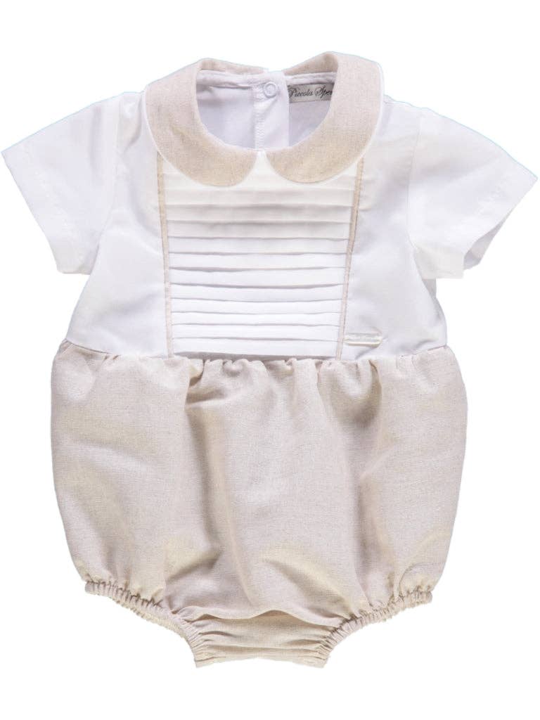Piccola Speranza – wholesale Overall - Baby – Body med veckad framsida0