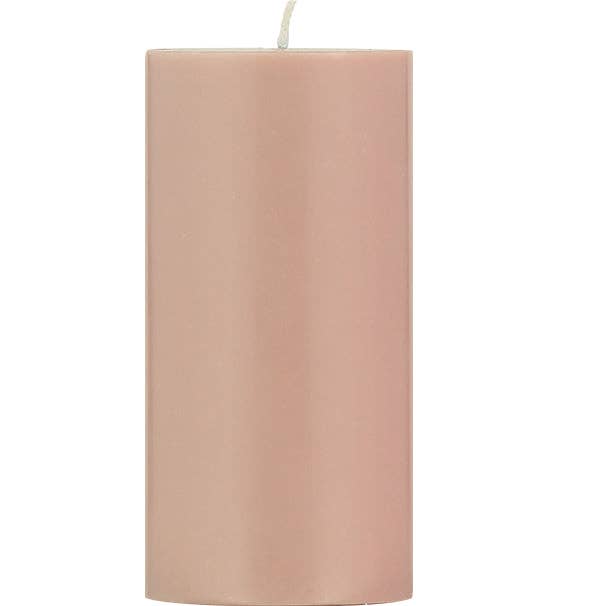 BRITISH COLOUR STANDARD – wholesale Pillar candle – 15 cm Tall SOLID Old Rose Pillar Candle0