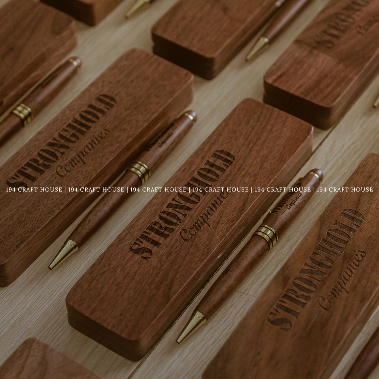 194 Craft House – Engroshandel Pen – Valnødde Træpenne Sæt - Hjemmedekoration & Gaver10
