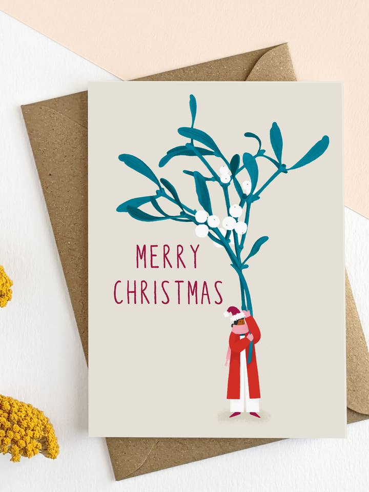 Illustrated Christmas Card for wholesale by Elsa Rose Frere