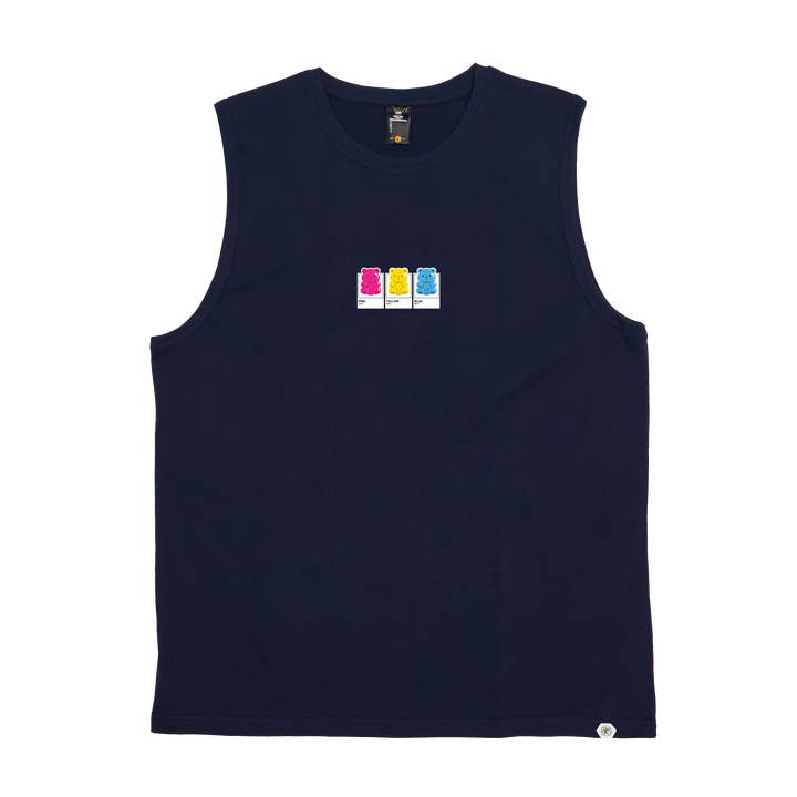 Canotta Pan-Demonium Orsetto Gommoso per la vendita all'ingrosso da parte di Kris Bee Bacon