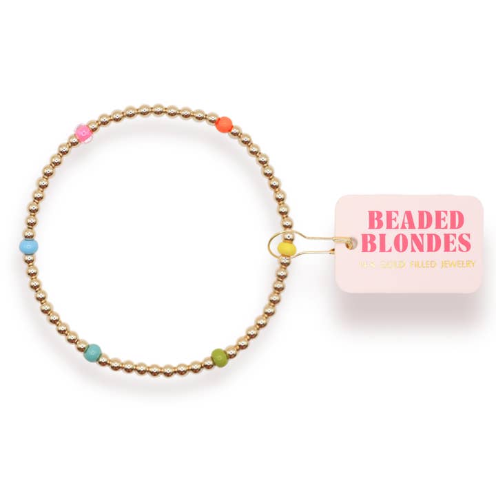 Beaded Blondes - Vente Bracelet de perles - Bracelet Confetti Poppi
