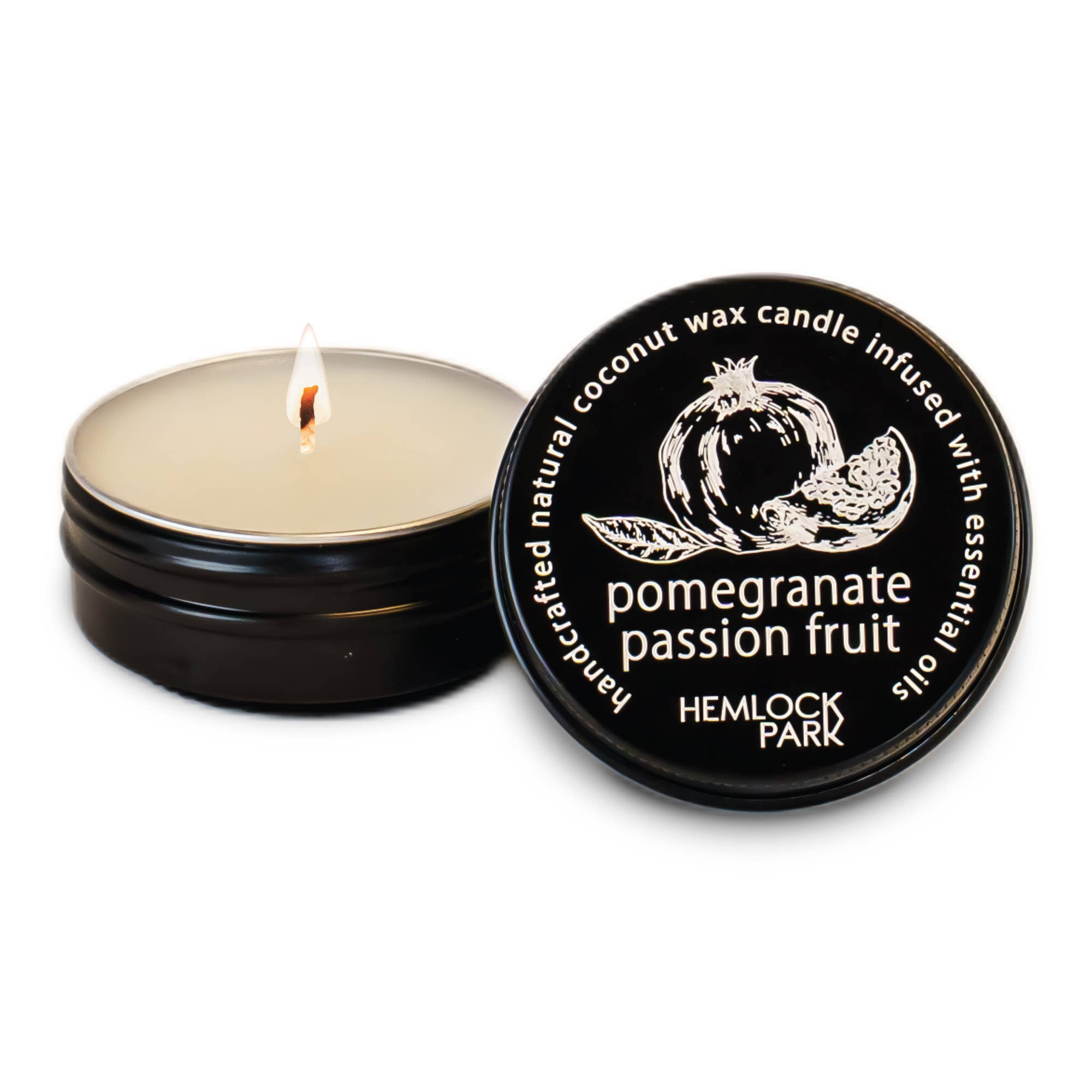 Hemlock Park - Wholesale Tea Light Candles - Pomegranate Passion Fruit | 1 oz Travel Tea Light Candle0