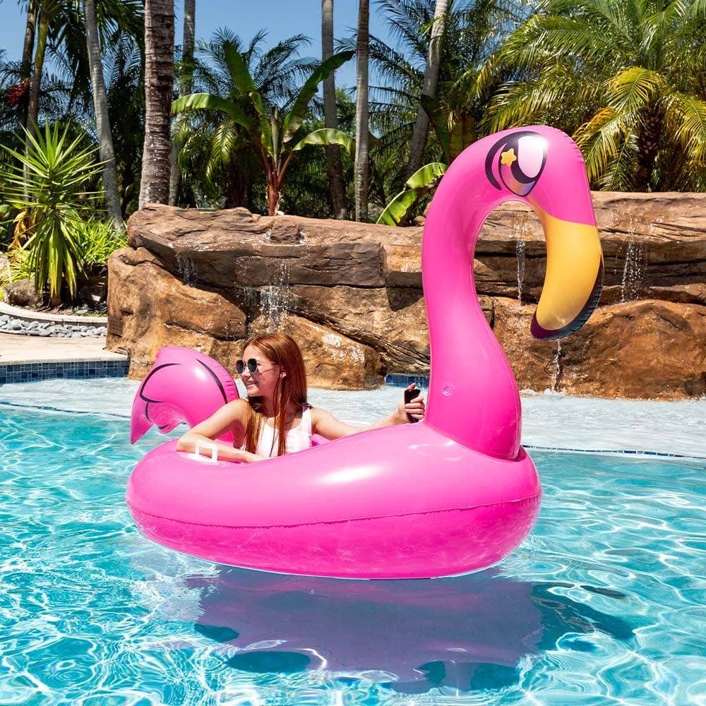 PoolCandy - Wholesale Inflatables - Tube Runner Motorized Flamingo Pool Float Special Edition6