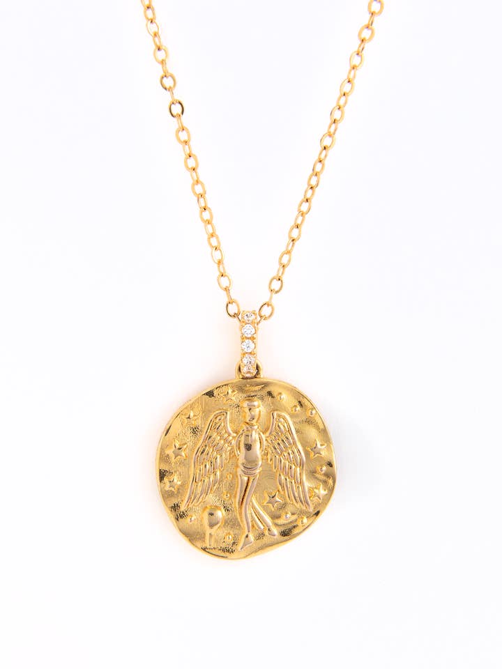 Celeste Guardian Angel Necklace for wholesale by Belinda Jewelz