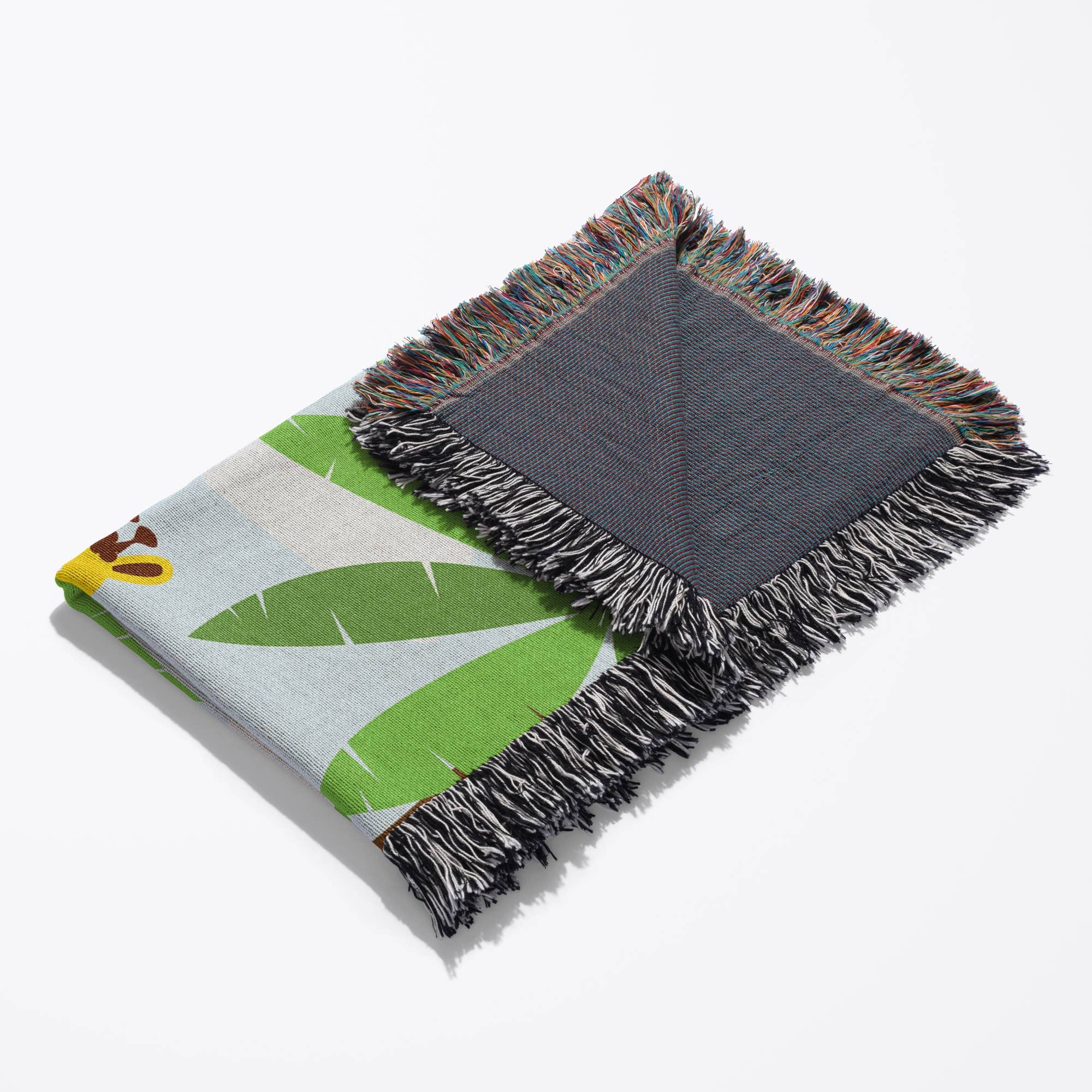 3dRose - Vente Plaids - 3dRose, Scène d'animaux de la jungle mignons, Couverture3