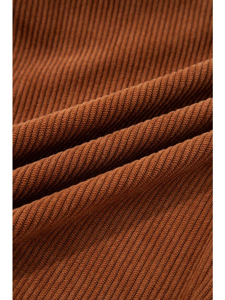 PRETTY BASH - Wholesale Pants - Women's - Solid Corduroy Drawstring Elastic Waist Pants4