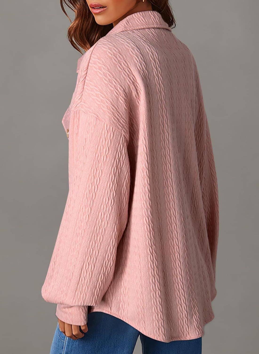 Lily Clothing - Wholesale Button Down Shirt - Women's - EVERYTHING GOES WITH A LAPEL SHIRT TOP18