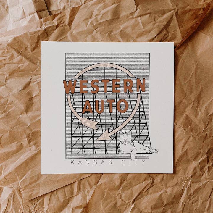 Western Auto Cat for wholesale by colorbloKC