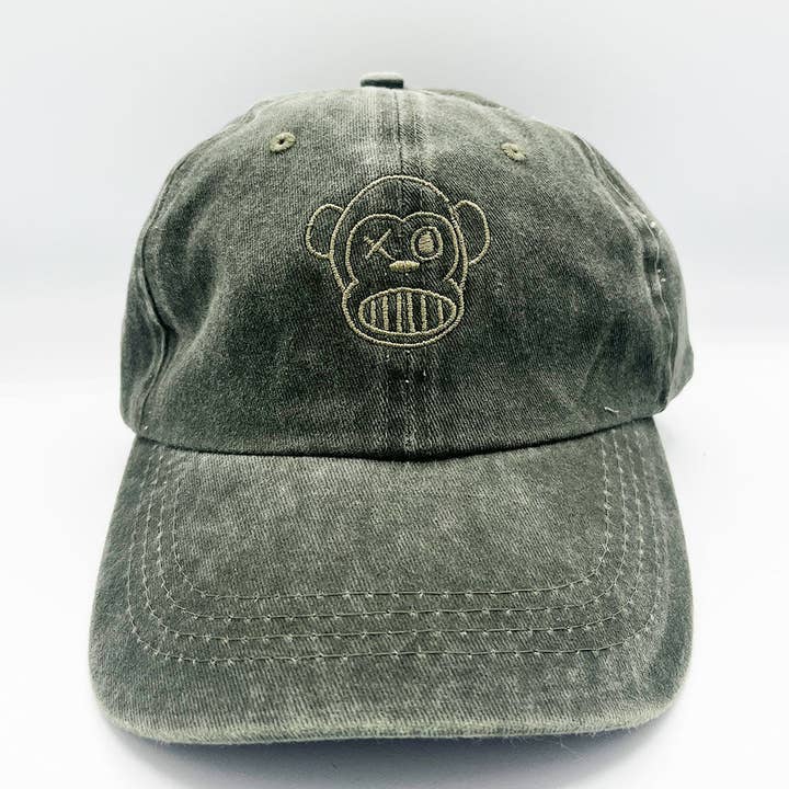 LOCO MONKY - Wholesale Baseball Cap - Unisex - Unisex Vintage Effect Howler Cap by Loco Monky2