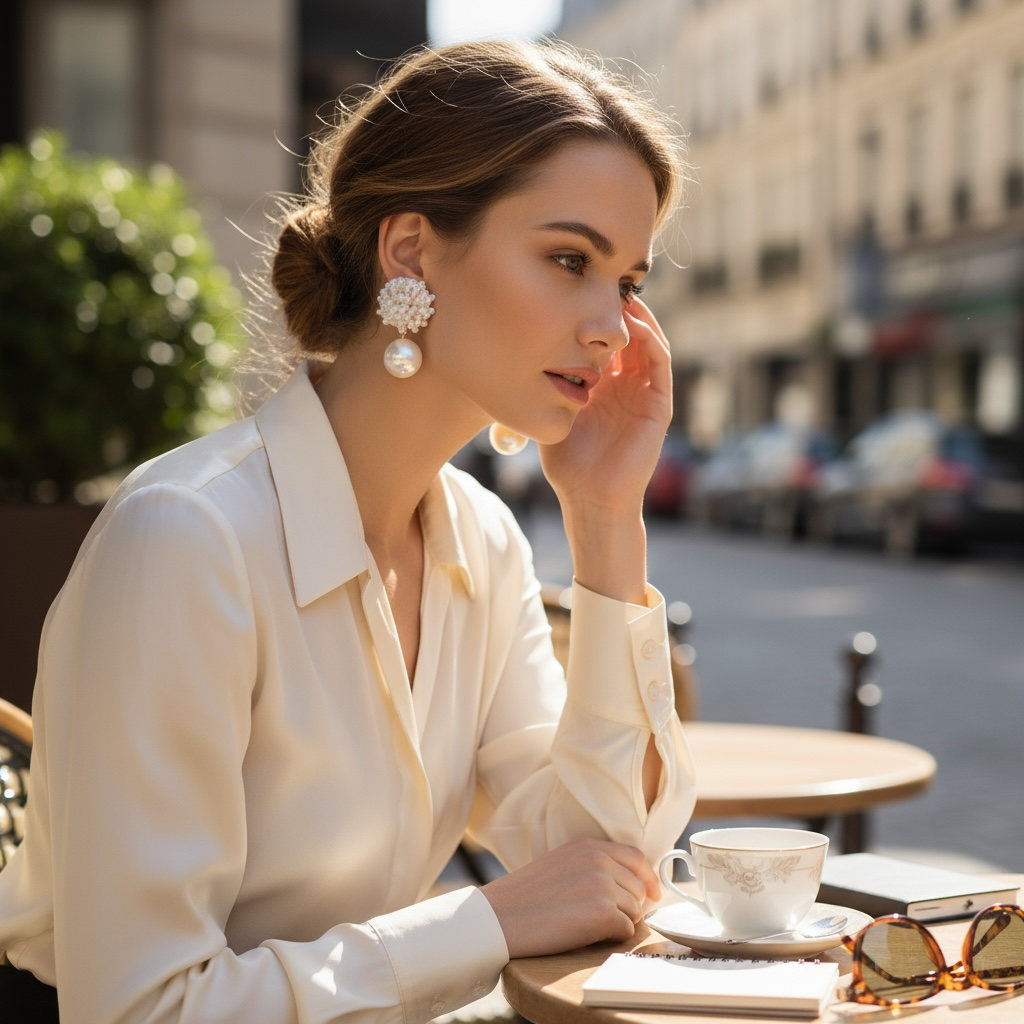 Athena Bridal Jewellery – Großhandel Ohrhänger – ATHENA KOLLEKTION - PERLENCLUSTER-OHRRINGE - CZER869 GOLD1