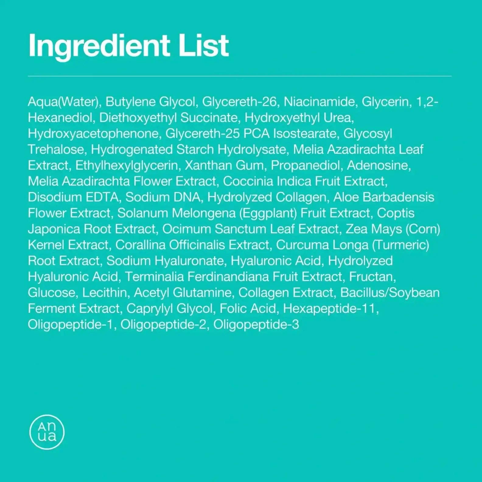 SKEEN - Vente Masque pour le visage - ANUA PDRN 100 Tampons Éclat à l'Acide Hyaluronique 180ml - 60 tampons2