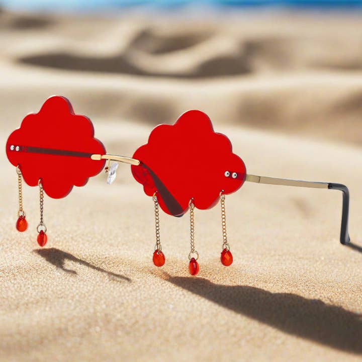 Óculos de sol com design de nuvem Óculos de sol por atacado de WoodWristCo