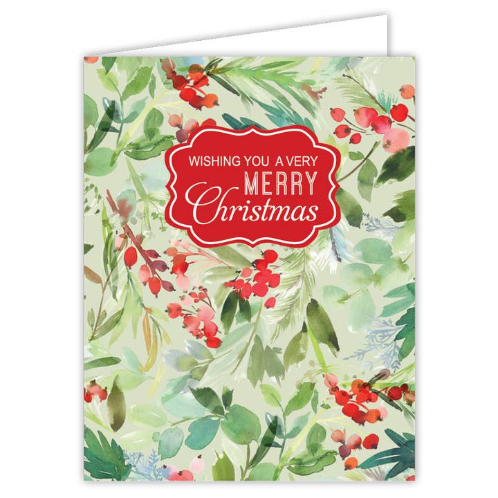 Ik wens je een heel vrolijk kerstwenskaart voor wholesale door RosanneBeck Collections