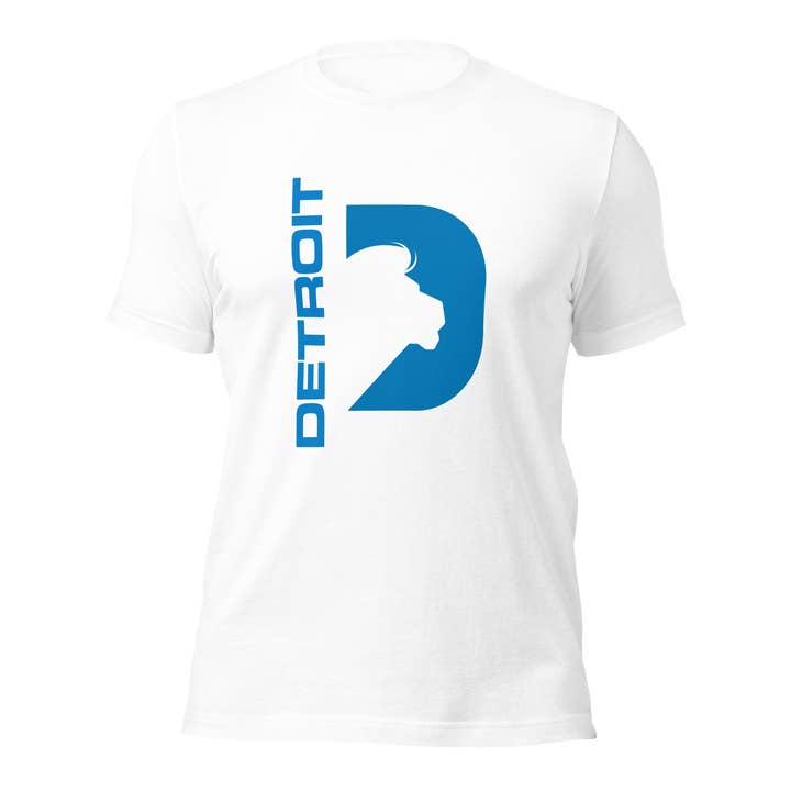 D Detroit Unisex T-shirt for engroshandel hos Black and Gifted LLC