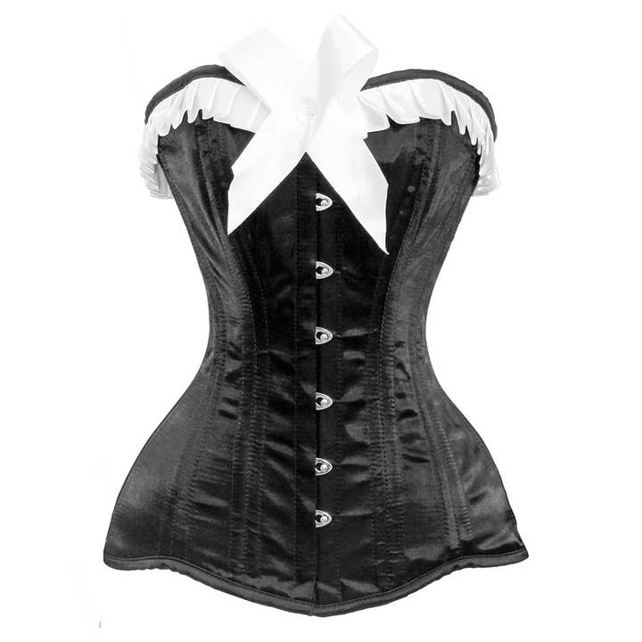 Nero Top corsetto nero da donna con lacci - Completo con corsetto a nastro in vendita all'ingrosso su Faire