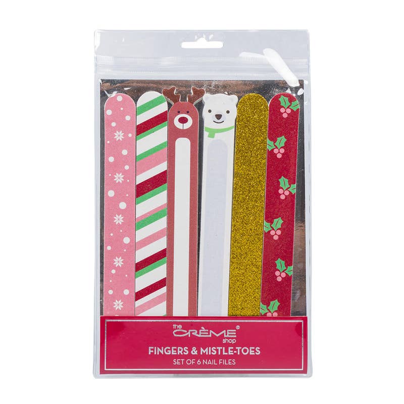 Deluxe Import Trading - Wholesale Nail File - Christmas Nail File Set 6 pc0