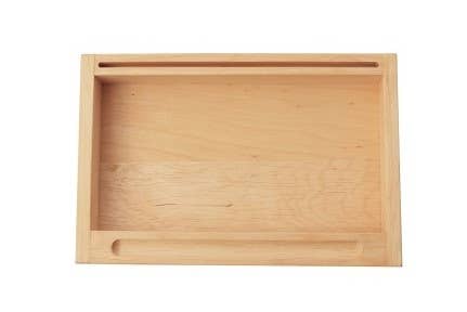 Wooden Story Sp. z o.o. - Wholesale Wood Toy - Kids - Stand writing tray +card holder - sensory toy1