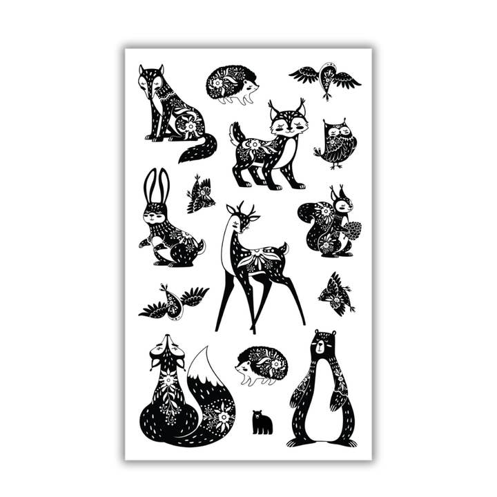 Forêt de fleurs sauvages pour la vente par Four Bears Sticker Club