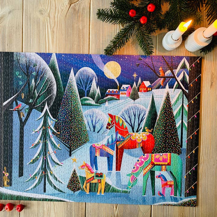 Penny Puzzle - Wholesale Puzzle - Adult - A DALA WINTER 1000 piece jigsaw puzzle