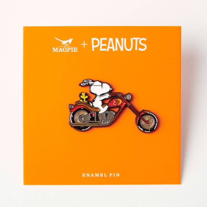 Peanuts Vibe Pin - Biker for wholesale by Magpie