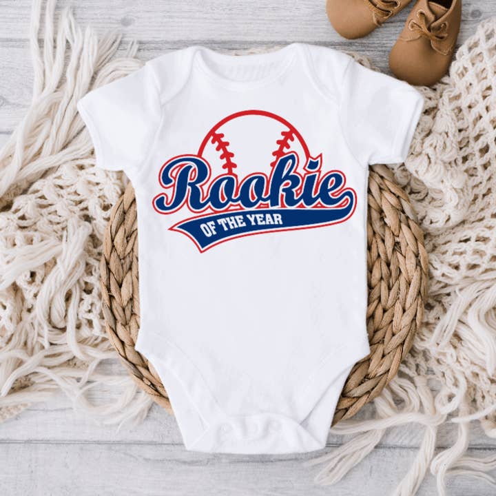 Tutina da baseball da bambino Rookie of the Year per la vendita all'ingrosso da parte di AvaryMaeInspirations