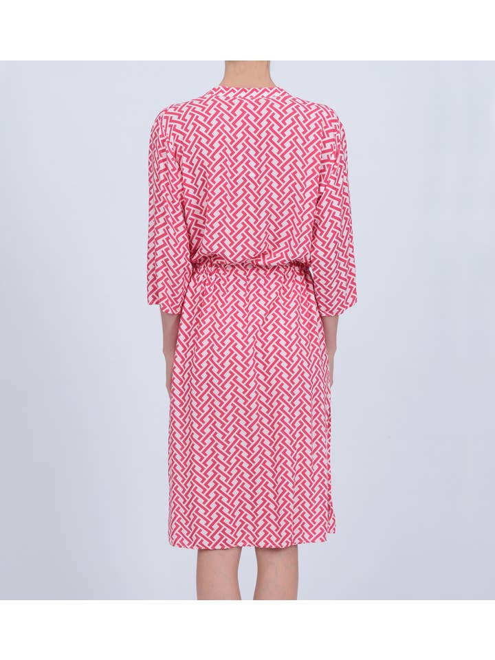 GILI'S - Wholesale Swim Cover Up - Women's - Summer Break mid-length beach dress with button down collar2