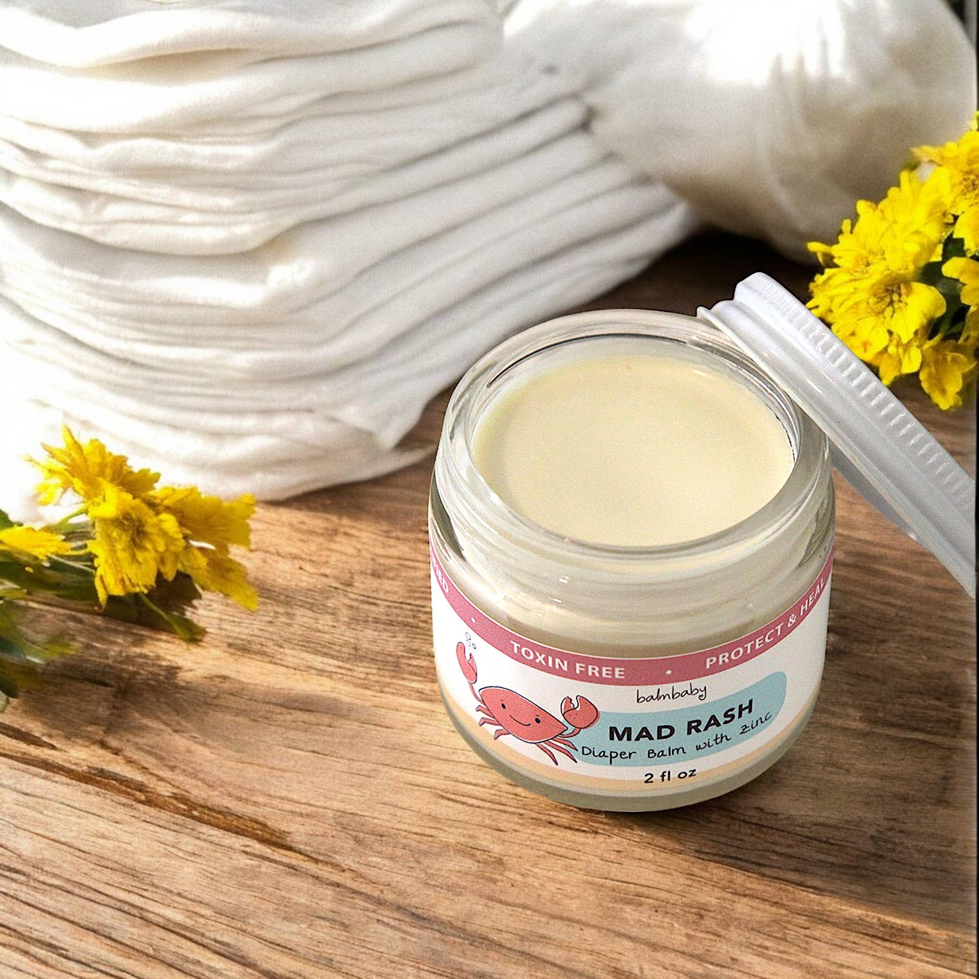 Taylor's Naturals – wholesale Nappy cream – Balm Baby - MAD RASH Diaper Balm & ALL purpose skin aid w/1