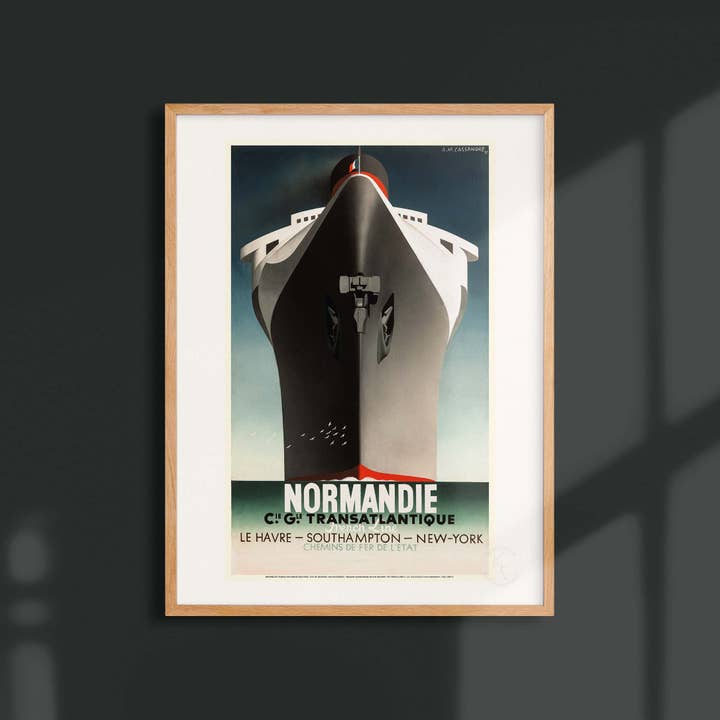 Cassandre Normandie Poster - AMC0513 for wholesale by Oneart