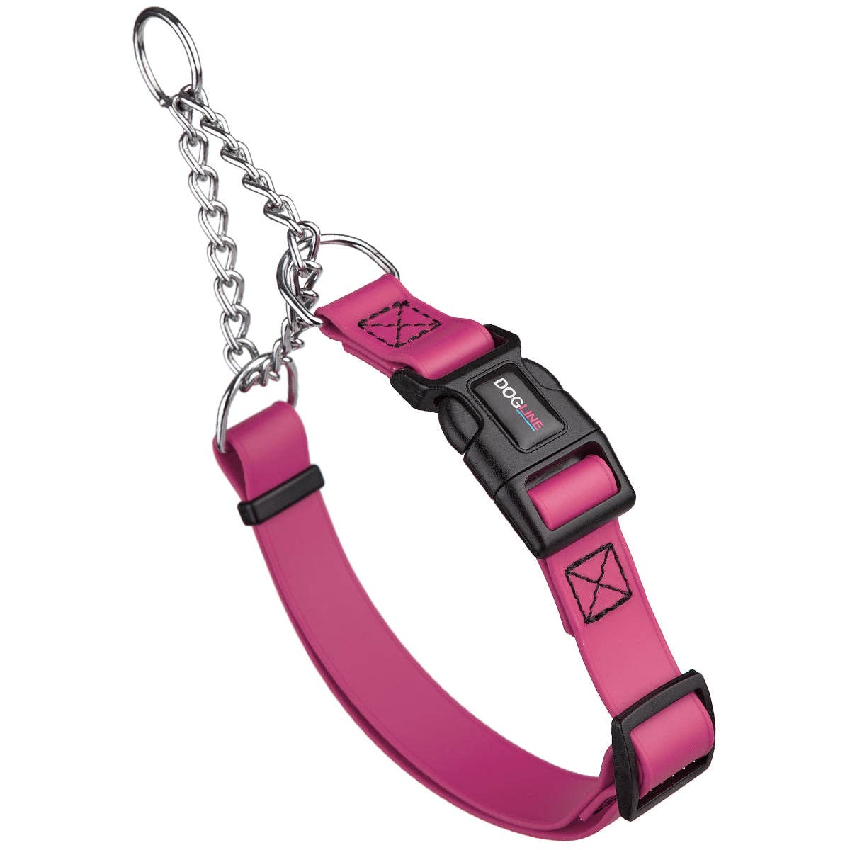 Dogline - Vente Collier – chien - Collier martingale ajustable en Biothane avec boucle à dégagement rapide9