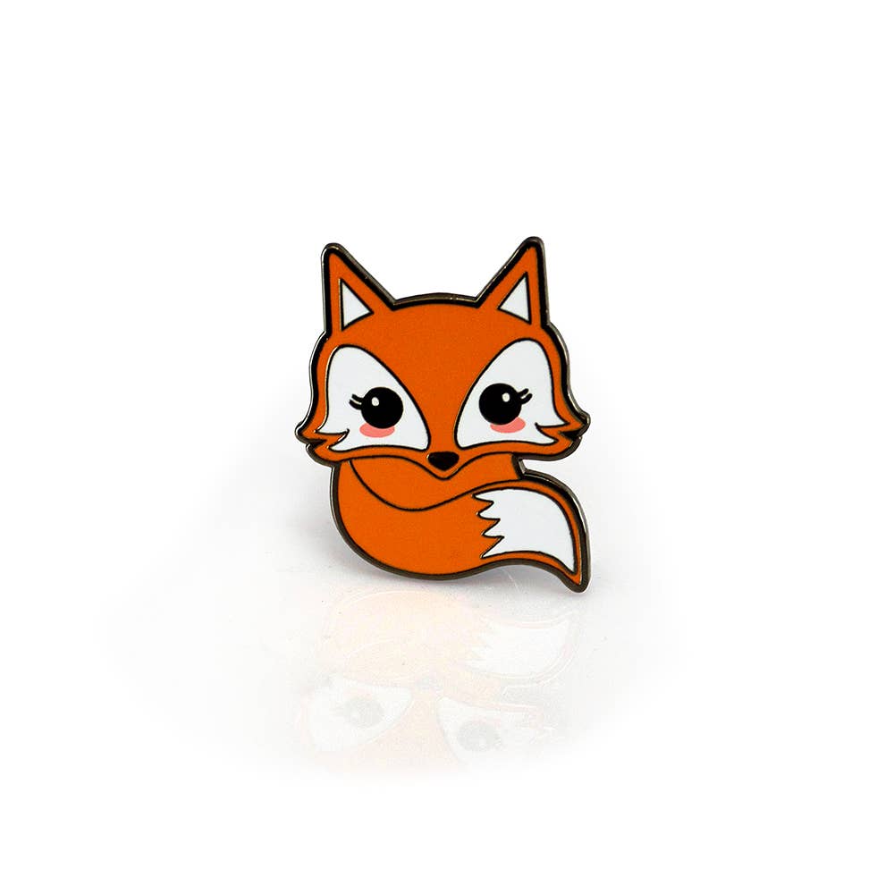 Lifebeats Gifts – wholesale Lapel pin/button – Be Clever baby fox enamel pin1
