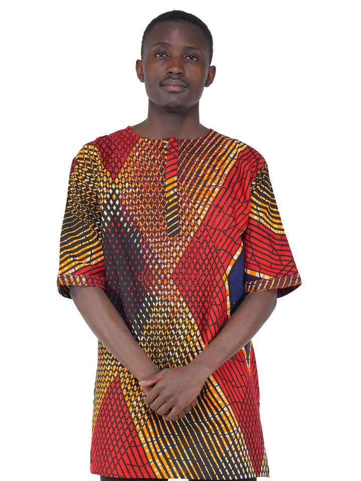 Embroidered T'Challa Short Sleeves Shirt | L to 5XL for wholesale by Satsuma Wholesale