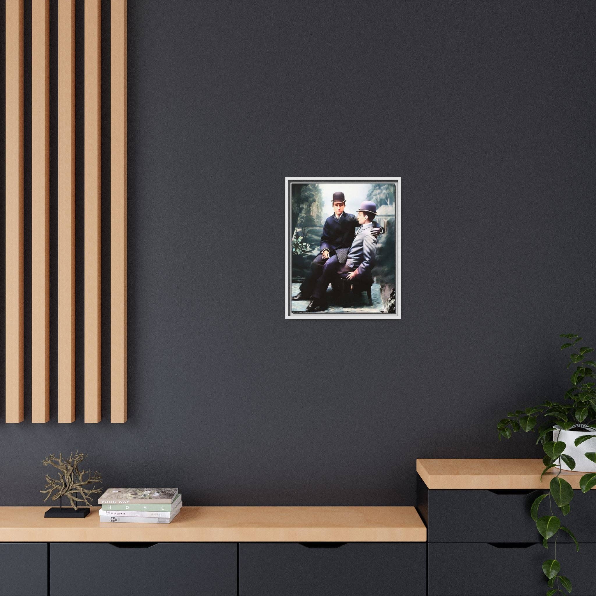 Walt & Pete - Wholesale Art Print - paire 027 | Framed Vintage Photo - Matte Canvas23