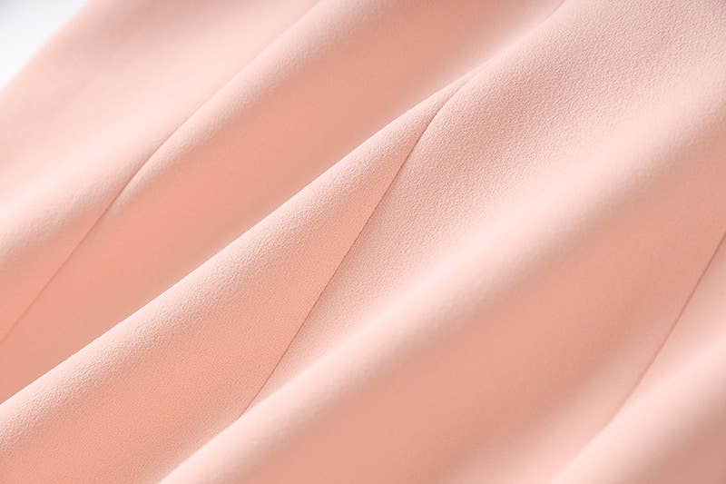 Lyserød BL8-6L Chic Pink 3/4 ærmet jakke med kontrastsøm for engroshandel på Faire15