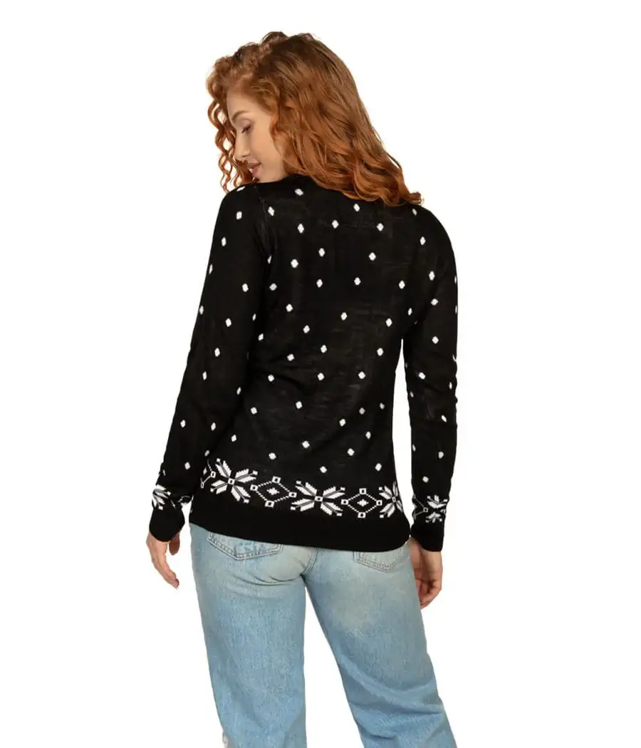 Tipsy Elves - Wholesale Knit Sweater - Women's - Light Show LED Sweater - Women's Cozy Christmas Sweater2
