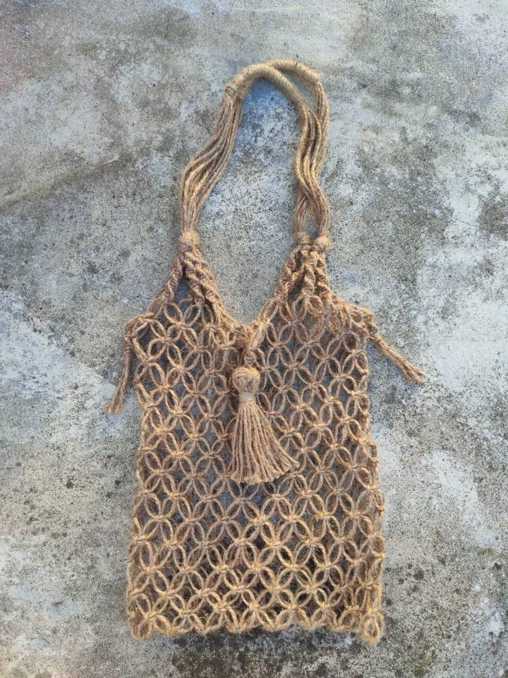 Alyssa Macramé Bag for wholesale by SIZ