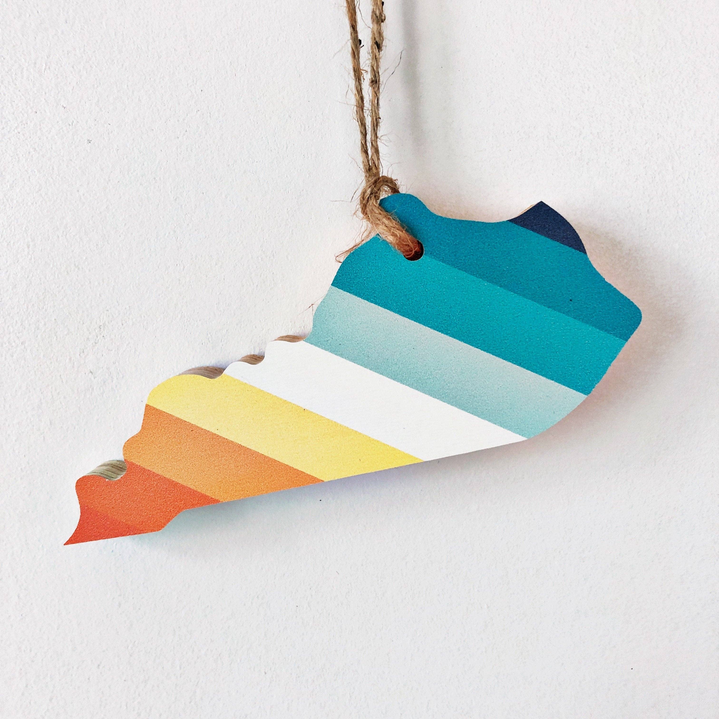 Hemlock & Heather - Wholesale Ornament - '76 Stripes State Ornaments22