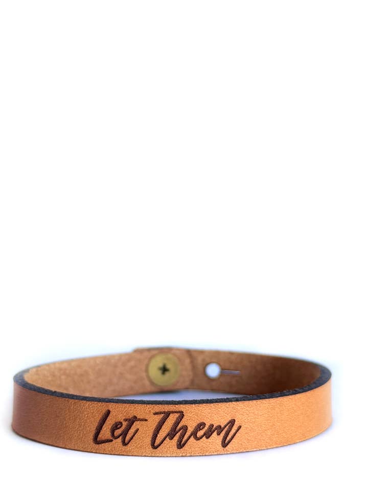 Let Them Real Leather Bracelet and other Purchase Wholesale raise them rural. Free Returns & Net 60 Terms on Faire trending on Faire.