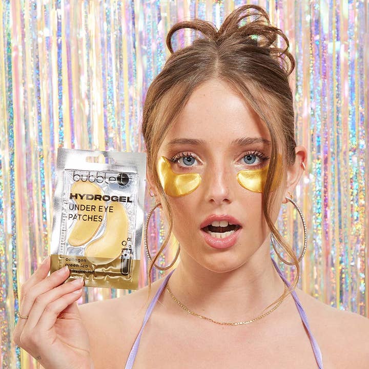 Bubble T Cosmetics - Wholesale Eye Treatment Mask - Hydrogel Under Eye Patches - Collagen & Green Tea