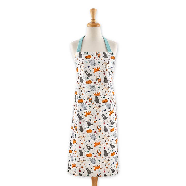 Design Imports - Wholesale Apron - Feline Fine Printed Chef's Apron