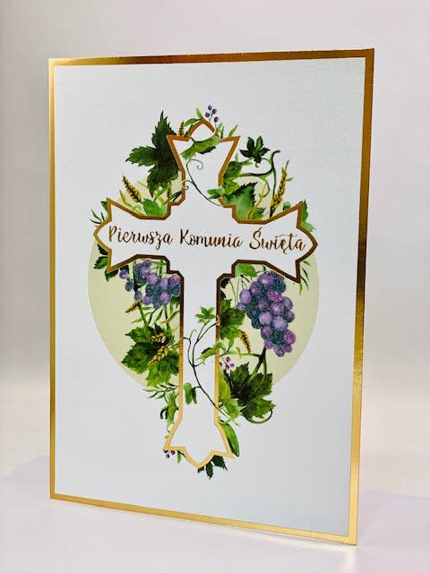 Holy Communion "Cross" (10 Cards) for wholesale by Siemka Creations
