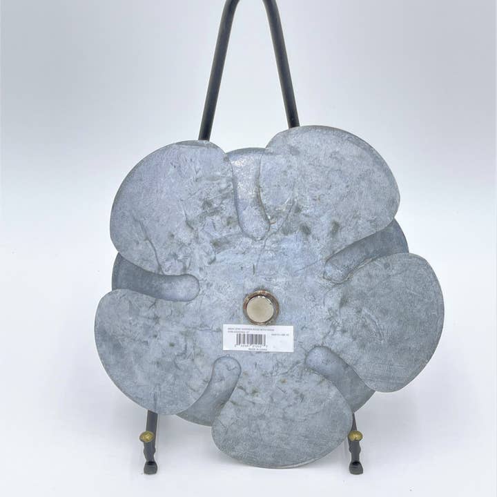 Home Kreation by KK dba Kraft Klub - Wholesale Outdoor Ornament/Decor - HANDMADE GRAY ZINC W/RUST GARDEN ROSE2