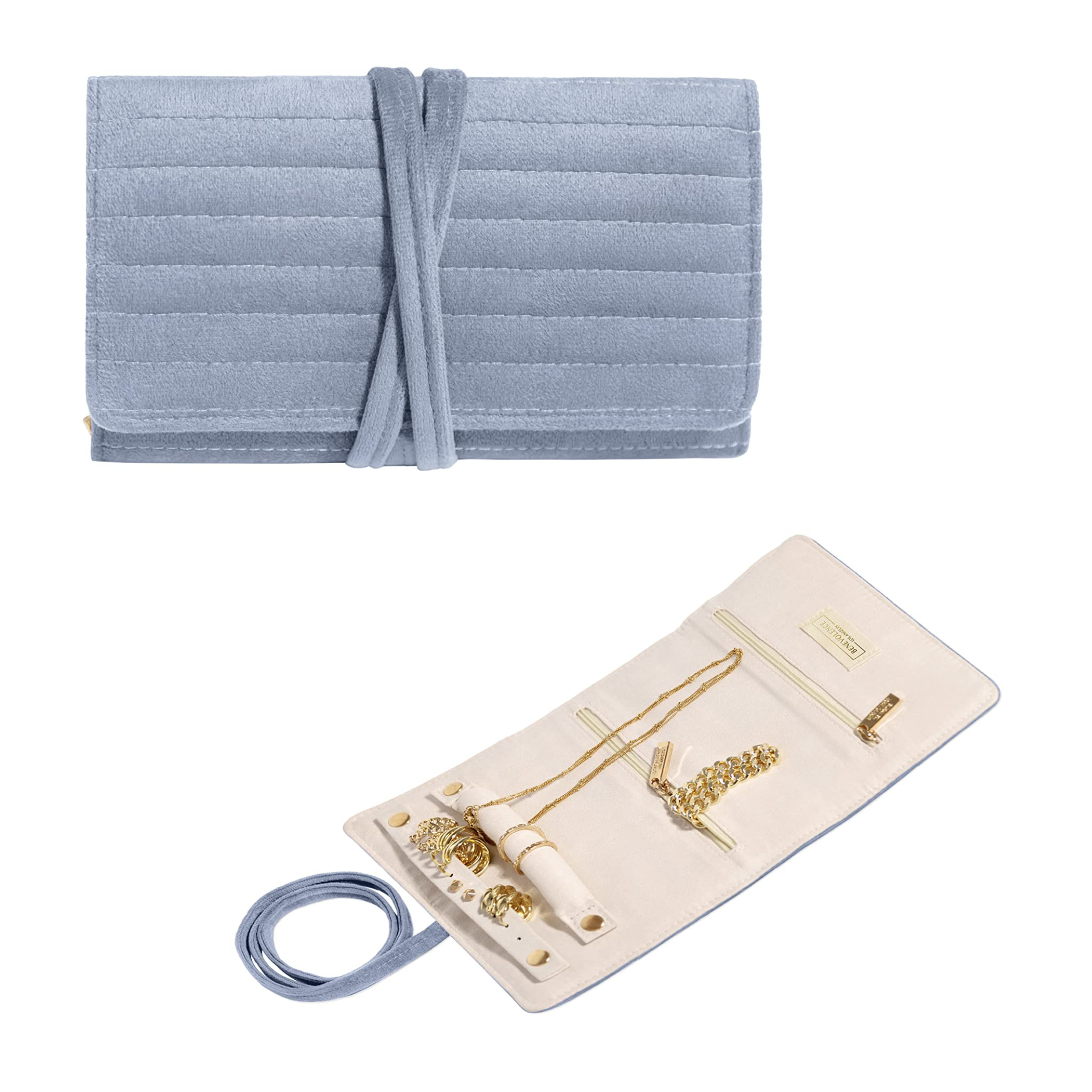 Benevolence LA - Wholesale Jewelry Box/Organizer - Velvet Jewelry Roll Organizer7