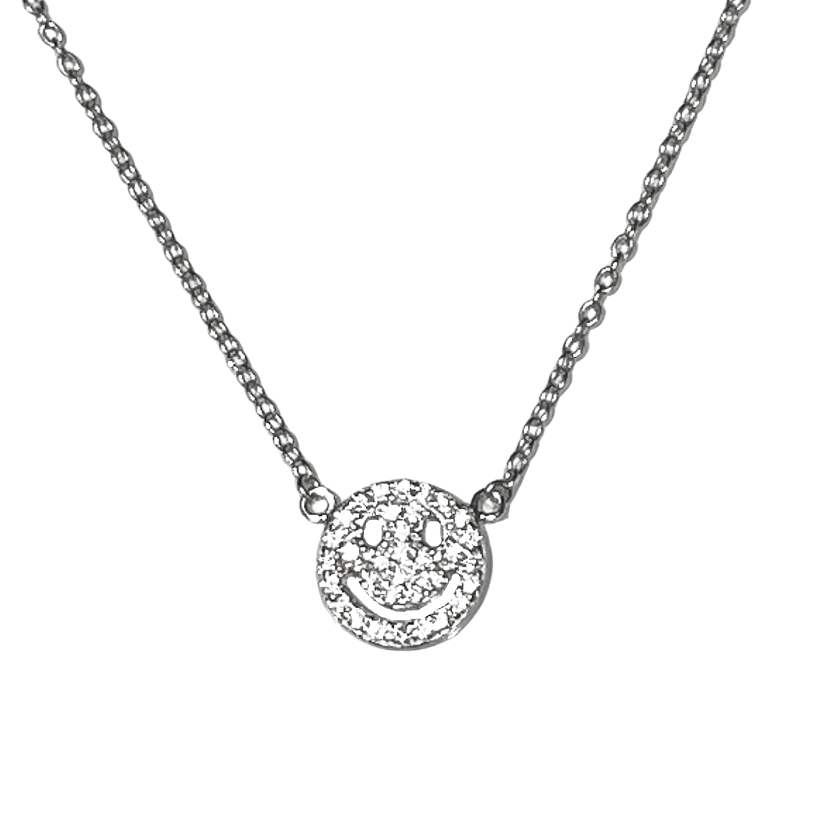 Be the Good - Wholesale Pendant/Charm Necklace - Emoji Pave Icon Necklace2