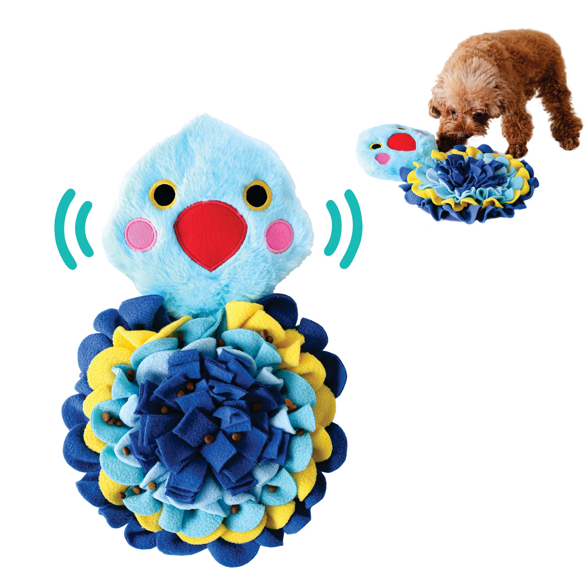 LUFTPETS - Wholesale Pet Plush Toy - Dog - Bird Snuffle Mat for Dogs & Small Pets- Washable & Squeaky9