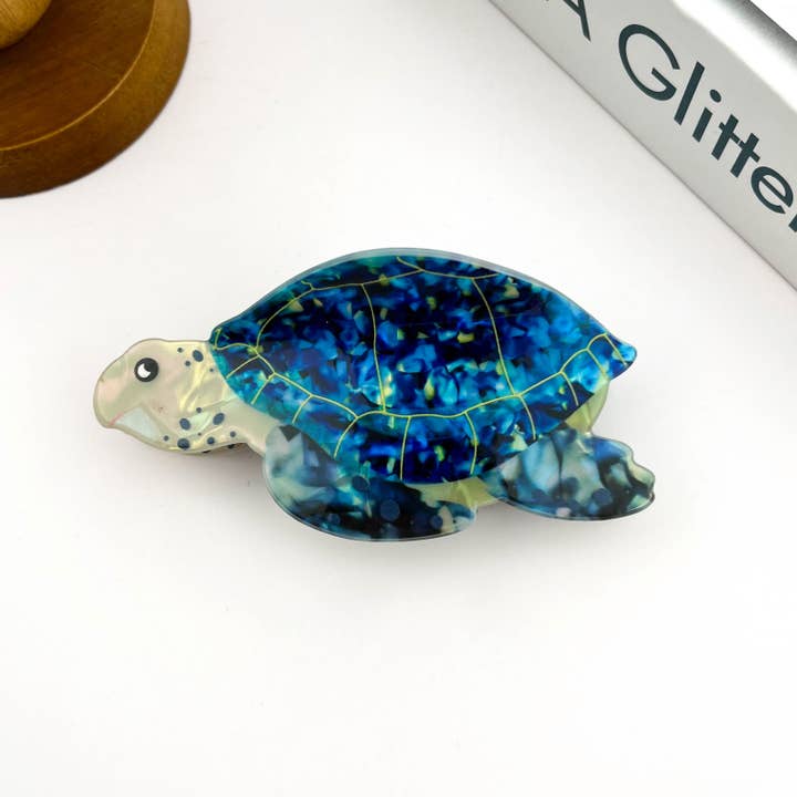 SoapElenGlen – Clips para cabelo - Mulher por atacado – Garra de Cabelo Tartaruga Marinha, Acessório de Cabelo Inspirado no Oceano4