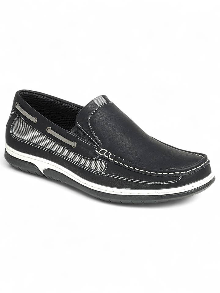 Mocassins pour hommes faciles à enfiler FL-BOAT-10 pour la vente par FASHION EMPORIO
