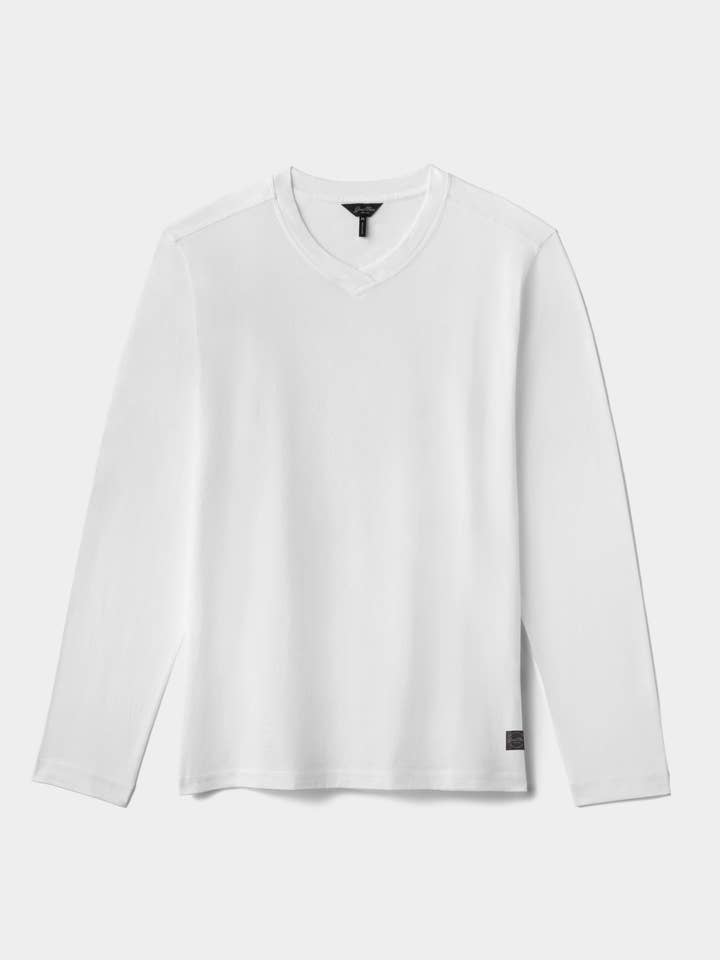 Hi Vee Long-Sleeve Tee | Organic Cotton Jersey for wholesale by The Good Man Brand