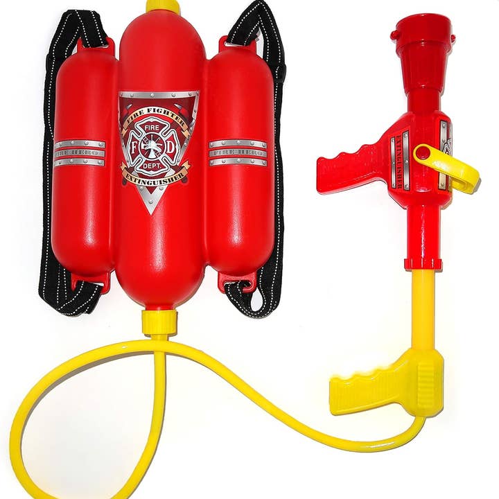 4E's Novelty - Wholesale Beach/Pool Toy - Kids & Baby - 4E's Novelty Firefighter Backpack Water Gun – Ultimate Water Soaker Blaster for Kids' Outdoor Fun