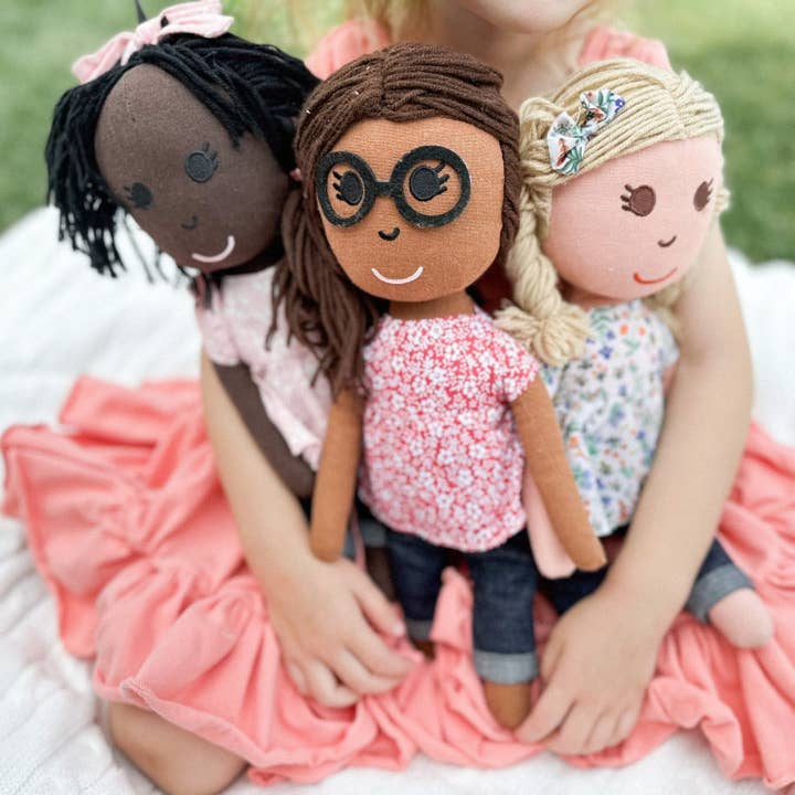 EllyandGrace - Wholesale Doll - Kids - Faith, Grace, Hope, Full Linen Doll and Christian Book Set5